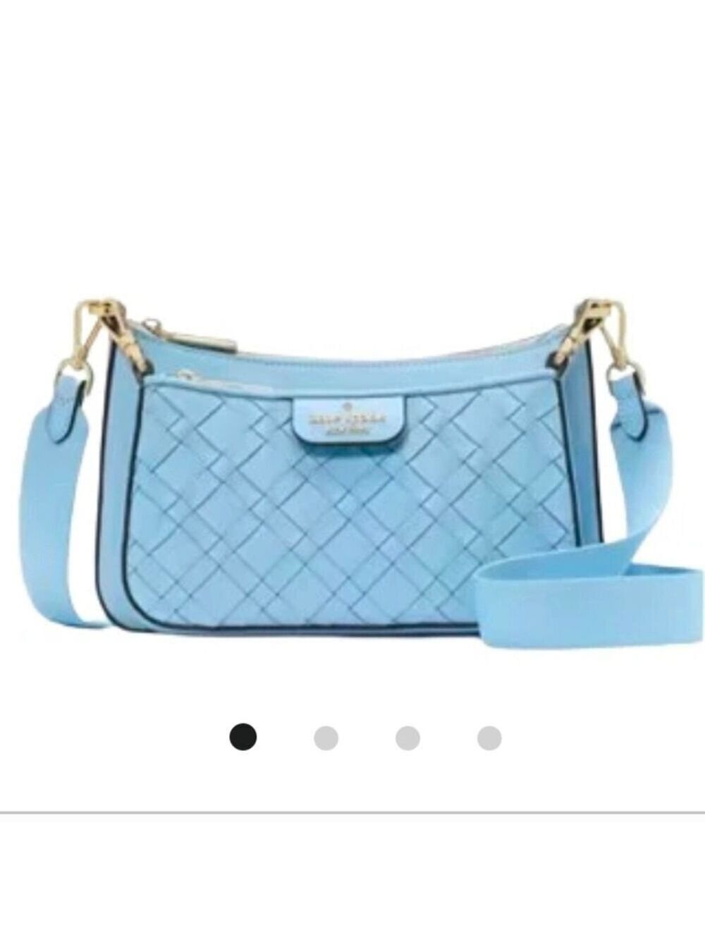 Kate Spade New York Duet Woven Leather Crossbody